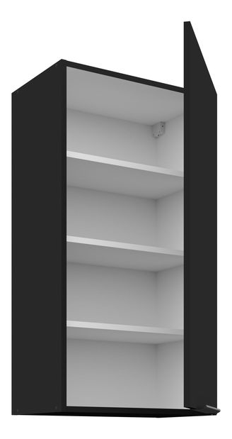 Dulap superior de bucătărie Sienla 50 G 90 1F (negru mat)