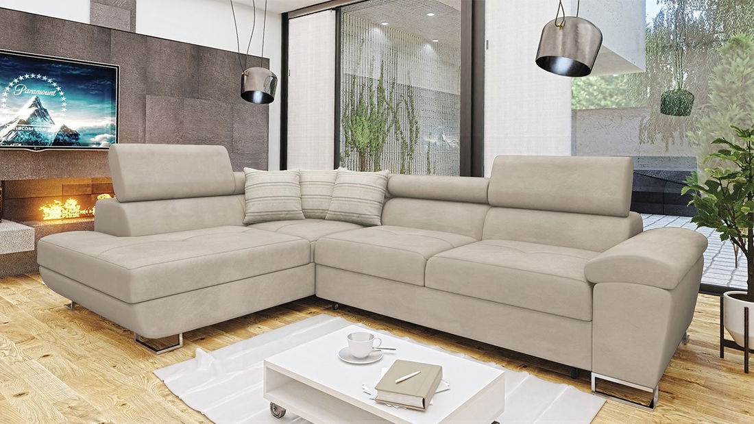 Colțar Alphard (S) (Uttario Velvet 2979 + Uttario Velvet 2979 + Senegal 825)