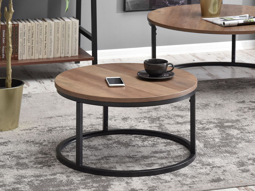 Stolić za kavu Kolja stolić S (orah + crna)