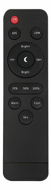 Stojanová lampa Ally (čierna)