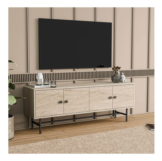 TV asztal/szekrény Diamon (travertin)