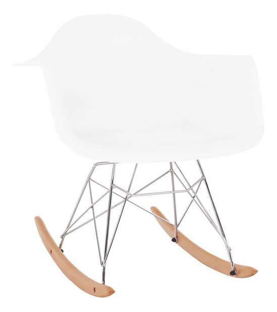 Fotelja za ljuljanje Bangor (bijela) 