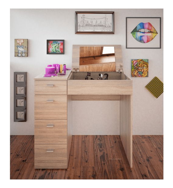 Masă de toaletă Beula (stejar sonoma)