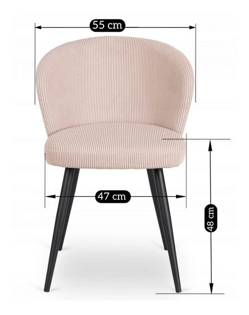 Étkezőszék Holding (rózsaszín) 