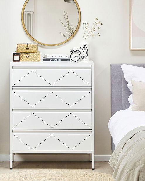 Comodă Madlyn (alb)