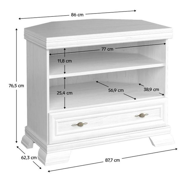 Masă TV de colț Kraz KRTN (pin andersen) 