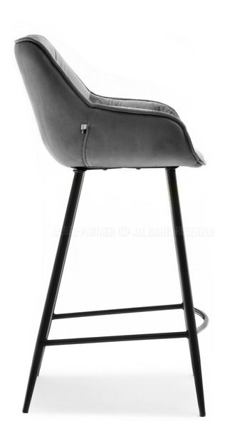 Stolička Lars (sivá + čierna)