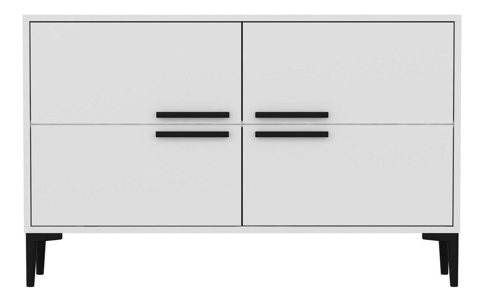 TV asztal/szekrény Kipobu (fehér) 