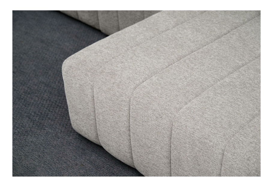 Kutna garnitura Beyzometta (D) (svijetlosiva)