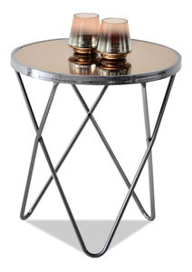 Konferenčný stolík Armin S (medená + čierna)