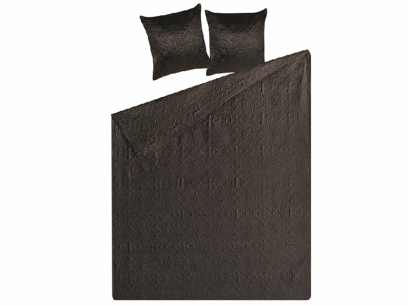 Set de cuvertură de pat și 2 perne 160 x 220 cm Rockdale (maro) 