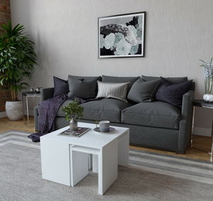 Stolić za kavu Ortala (bijela)