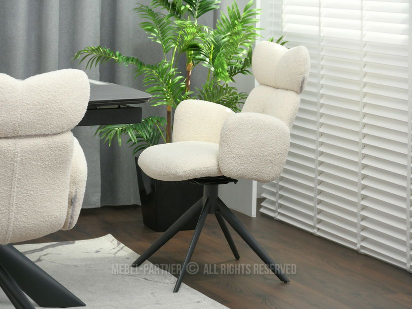 Szék Meda (krém + fekete)