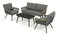 Záhradná zostava Sims (sivá)