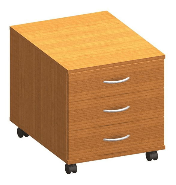 Dulap pe roți Asista AS 016 cireș