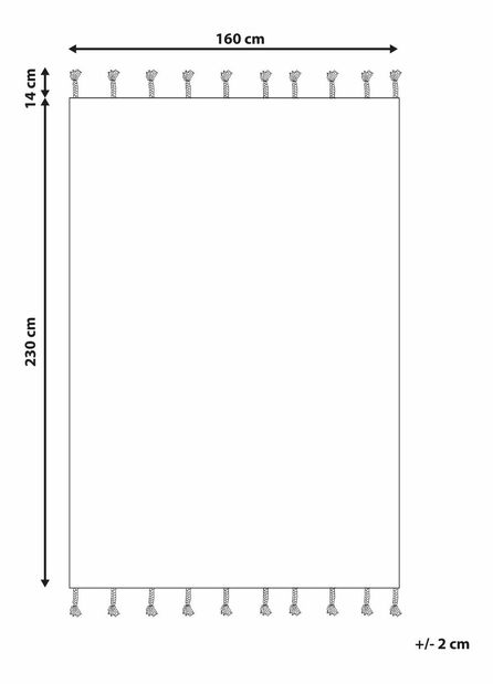 Covor 160 x 230 cm Kenit (multicolor)