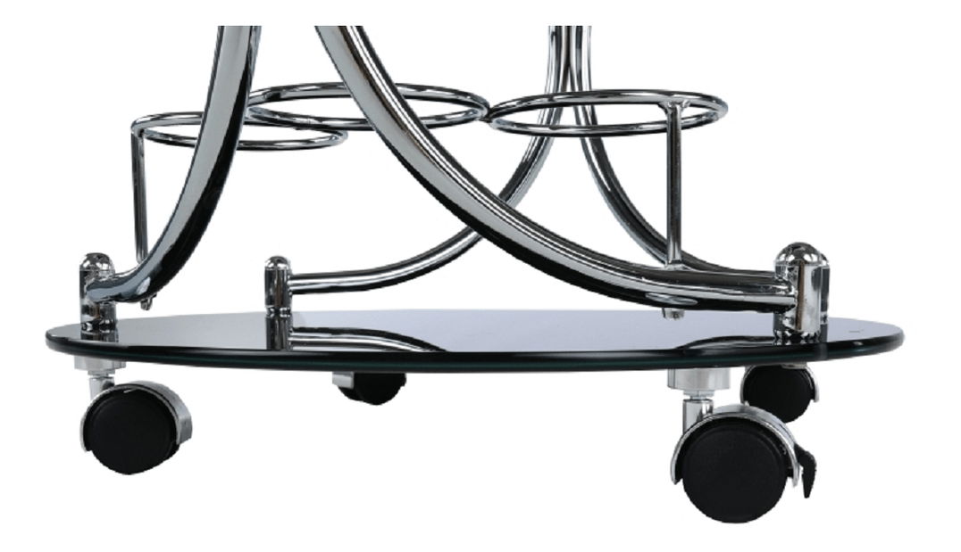 Măsuță servire Vresa 83871 2BKG (negru)