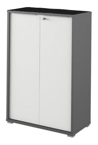 Skrinka Postack TYP09 (grafit + biela)