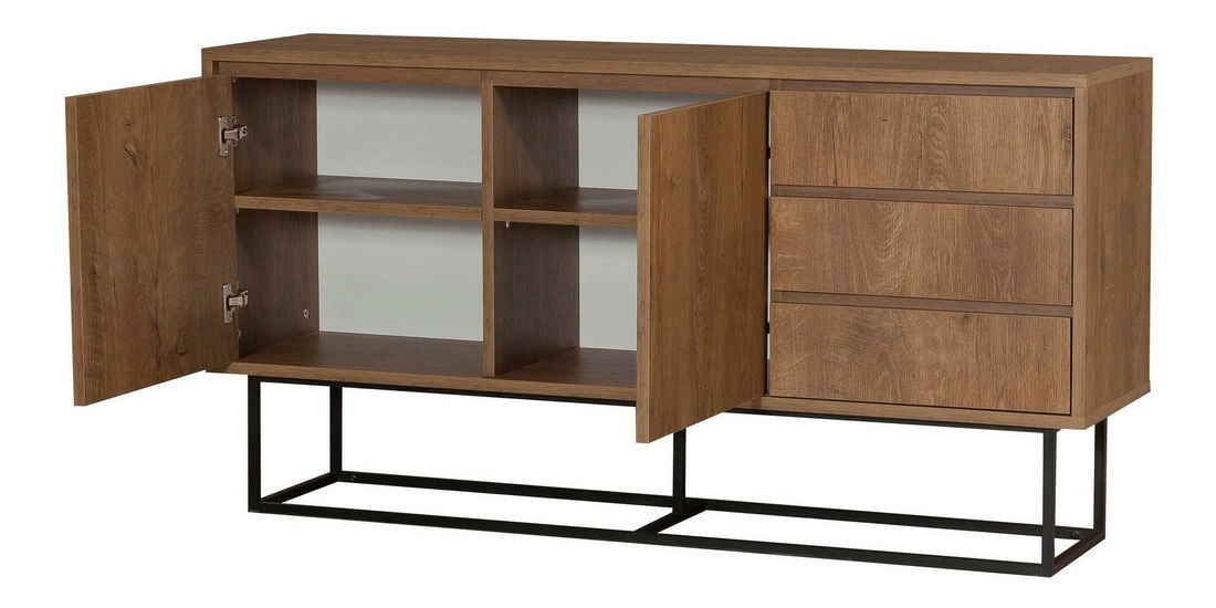 Set za dnevni boravak Laxi 22 (orah + crna)