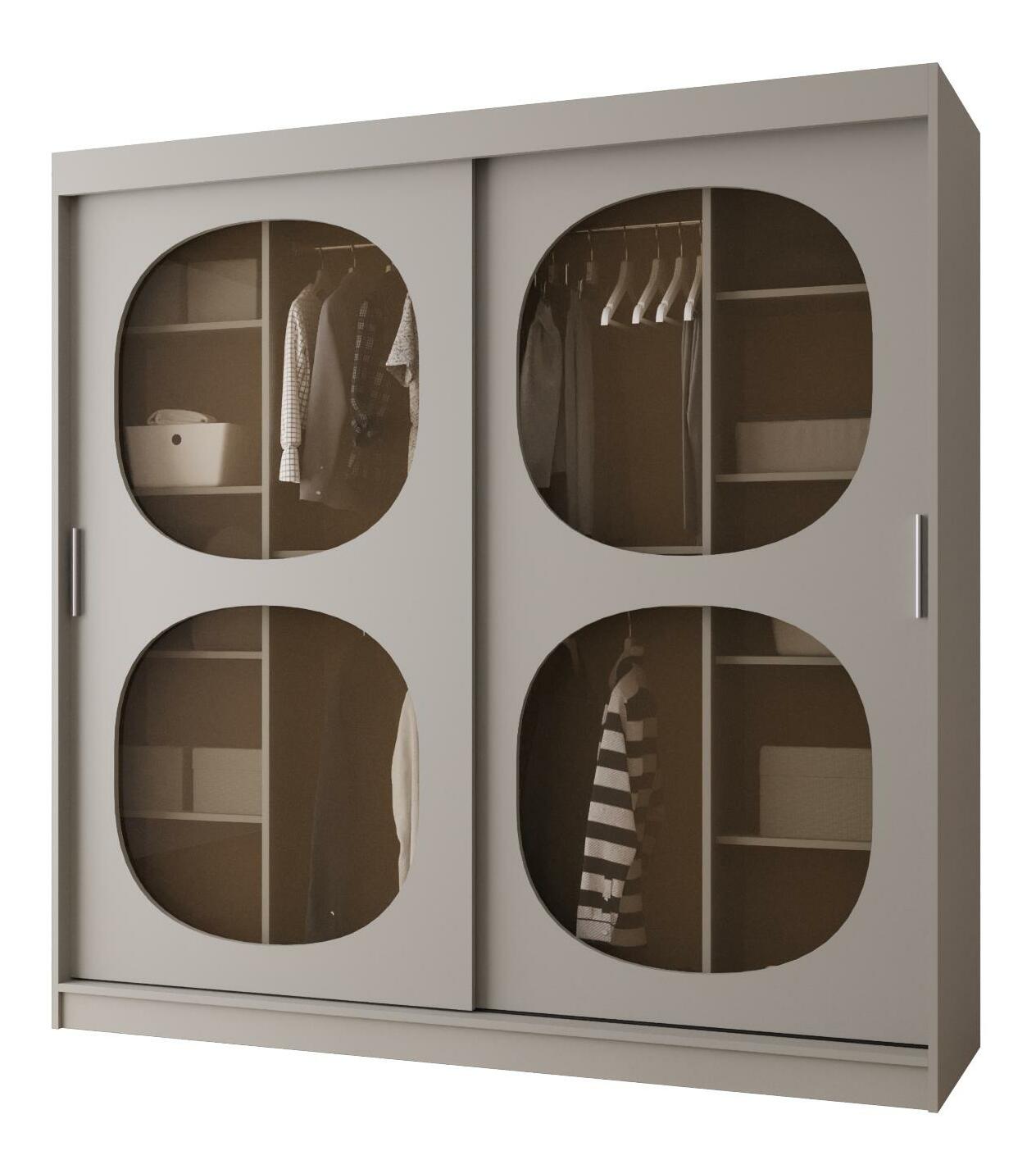 Ruhásszekrény 200 cm Boomer 2 (kasmír)