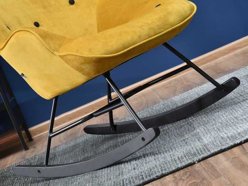 Fotoliu Sibyla (galben + negru)