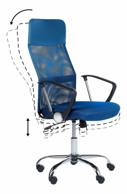 Irodai szék Leaza (fekete)