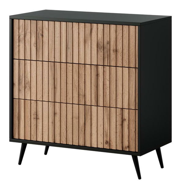 Comodă Biel B6 (negru)