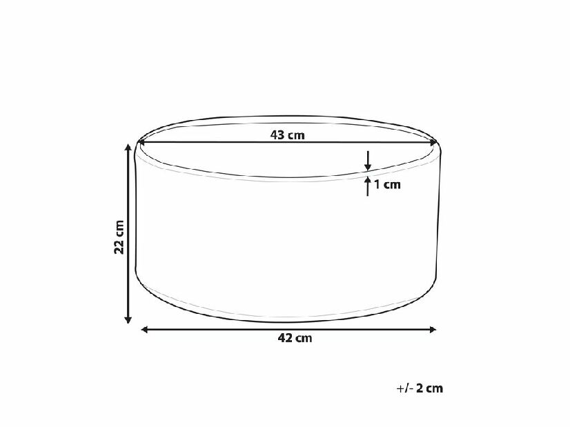 Ghiveci ⌀ 43 cm Valty (alb)