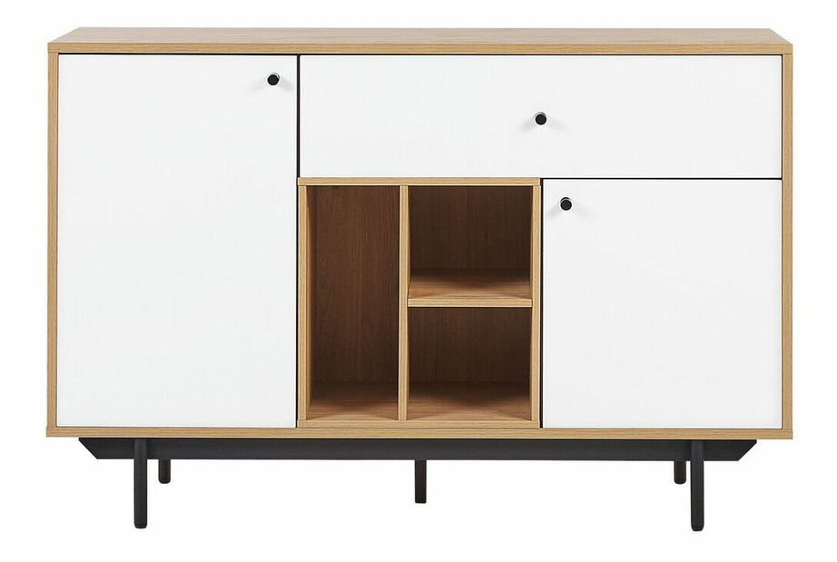 Komoda IMPERA (dub + biela)