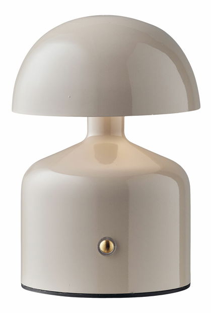 Stolová lampa Asinora (sivá)