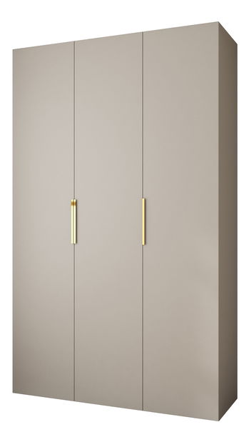 Ruhásszekrény 150 cm Carmela 50-4 (kasmír + arany)
