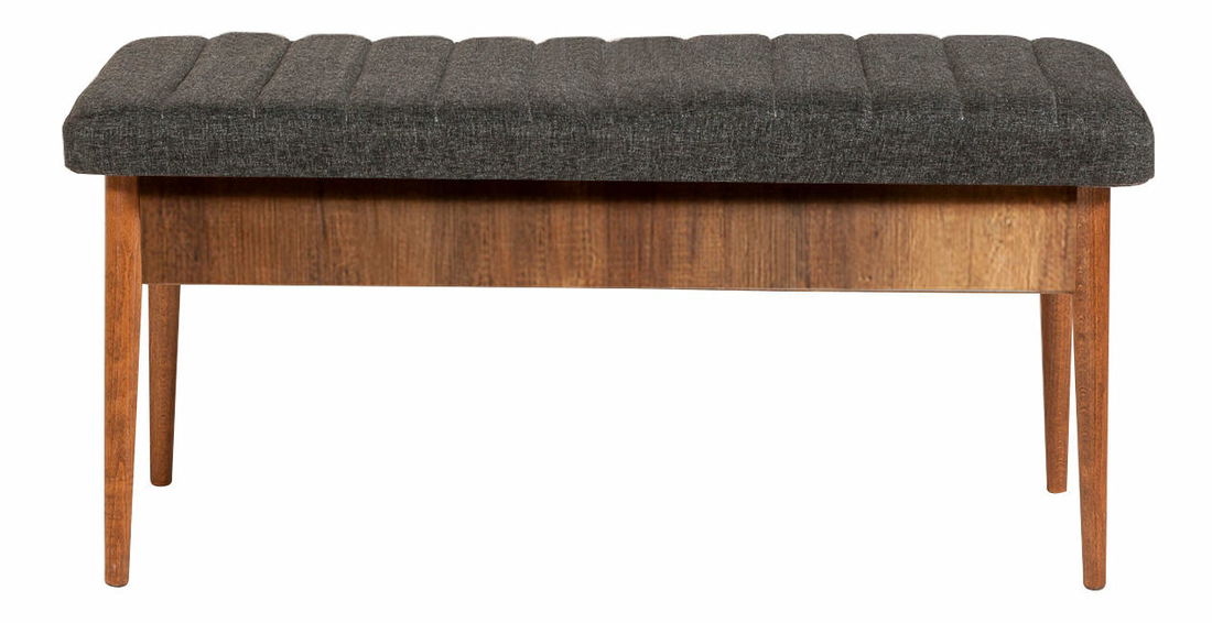 Blagovaonski stol na razvlačenje sa 2 stolice i 2 klupe Vlasta (orah + antracit)