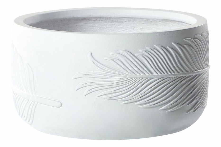 Kvetináč 23 cm Fiero (biela)