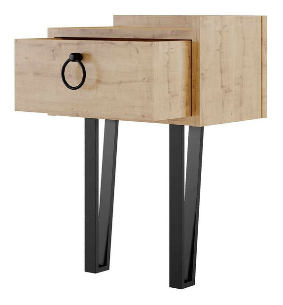 Noptieră Spongy (stejar)