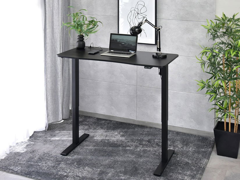 PC asztal Wilhelm (fekete)