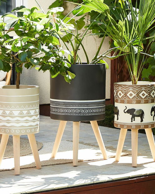 Suport pentru flori Egan (gri)