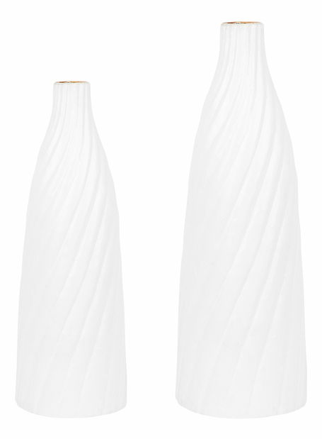 Váza FRONIA 54 cm (keramika) (biela)