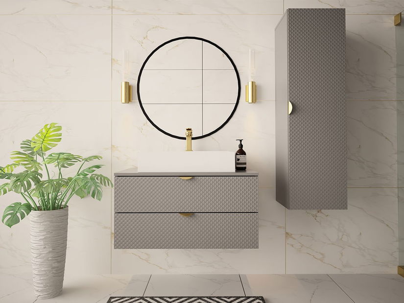 Kúpeľňová zostava III Bolero (Sivá)