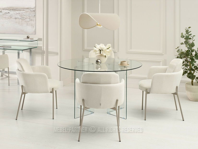 Scaun sufragerie Oficina (crem + gri)