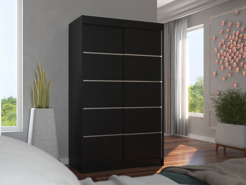 Ormar za garderobu Botres (crna)