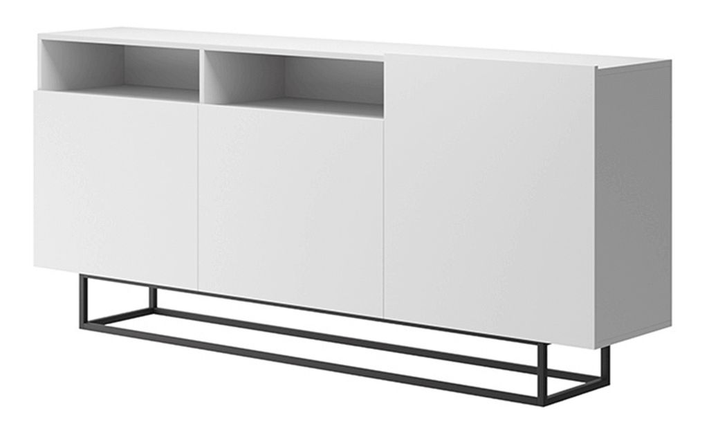 Komoda Svaren EK 180 (biela + čierna)