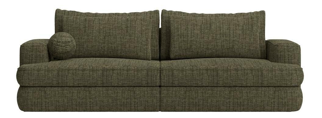 Háromszemélyes kanapé Mello (oliva + fekete)
