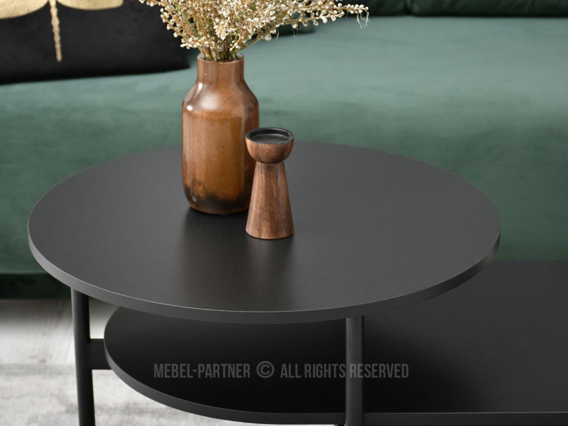 Măsuță de cafea Lorelail Xl (negru)