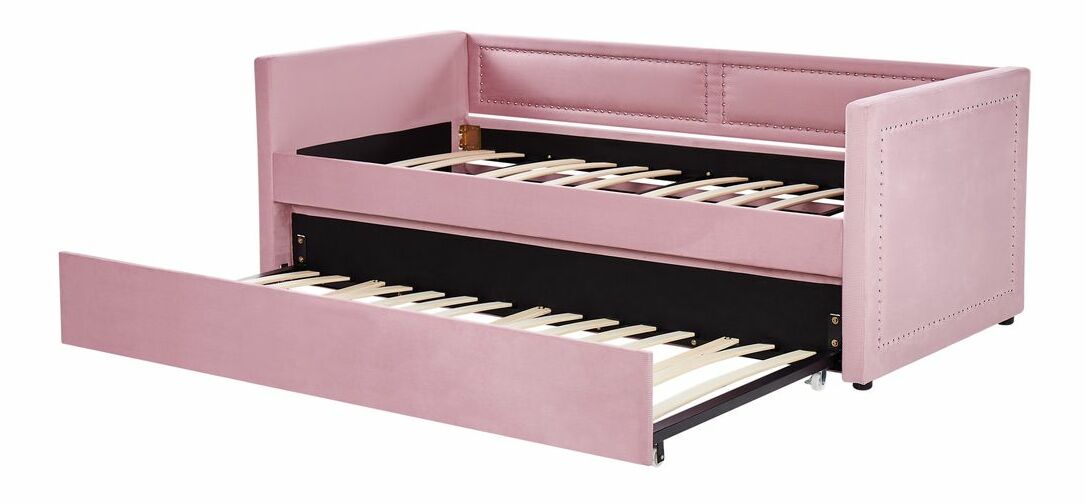 Széthúzható ágy 90x200 cm Mai (rózsaszín)