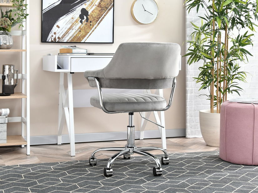 Scaun Merylyn (gri + crom)