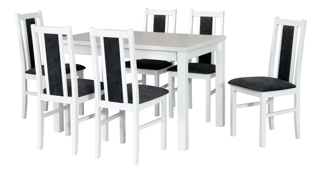 Set masă scaune pentru sufragerie Asan (pentru 4 până la 6 persoane)