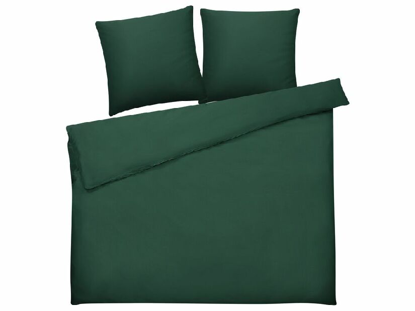 Lenjerie pat 200 x 220 cm Hunter (verde) (complet cu fețe de pernă)