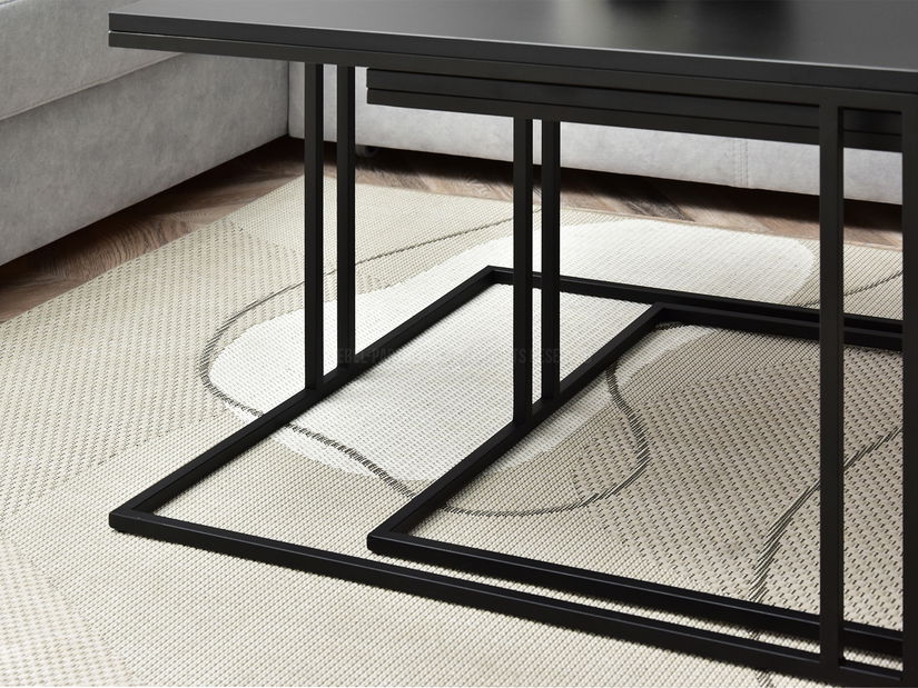 Set solića za kavu (2 kom.) Destapamos (crna)