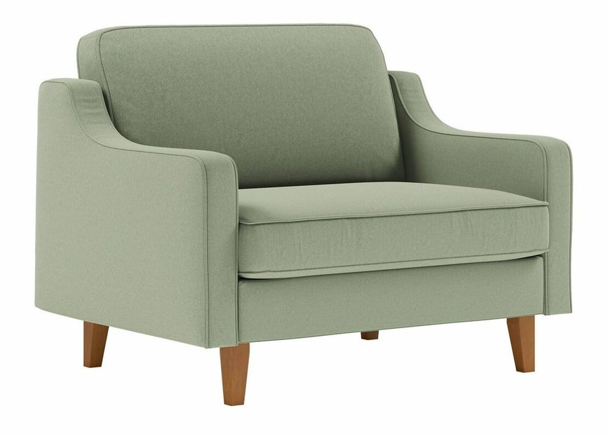 Kreslo Robia L (morská zelená + orech)