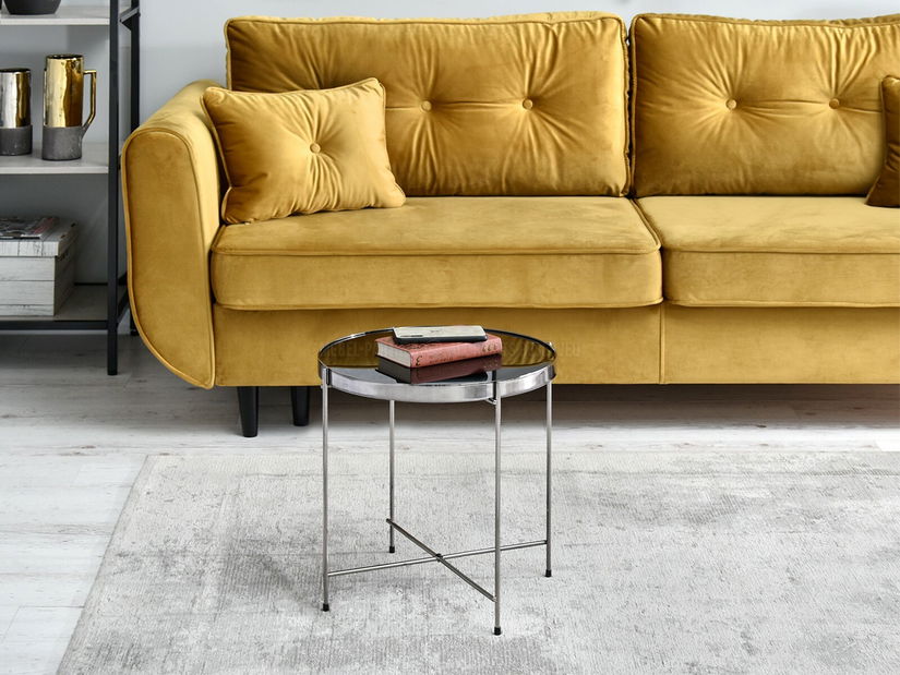 Stolić za kavu Ibbia S (crna + krom)